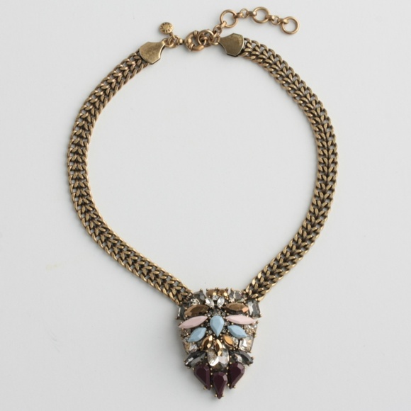 J. Crew Jewelry - J. Crew Statement Necklace Fixed Pendant